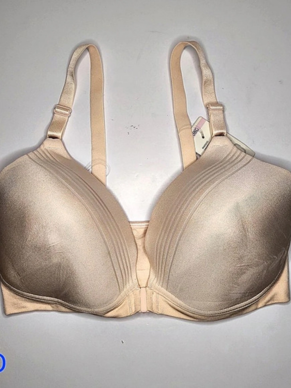 NWT Warner's Smoothing Wirefree Comfort Bra Beige 38D RM0501C